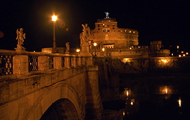 Castello-San-Angelo-Rome-Night
